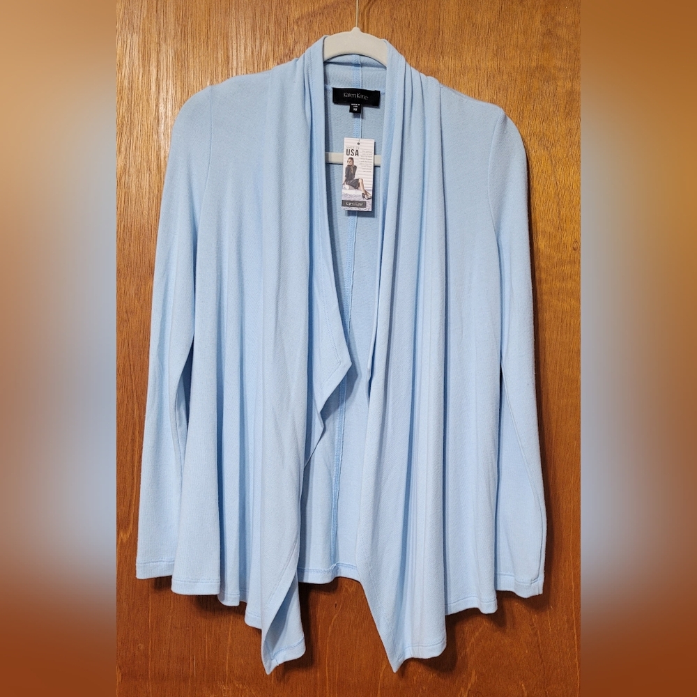 Karen Kane NWT Light Blue Cardigan Size XS.  (0015)